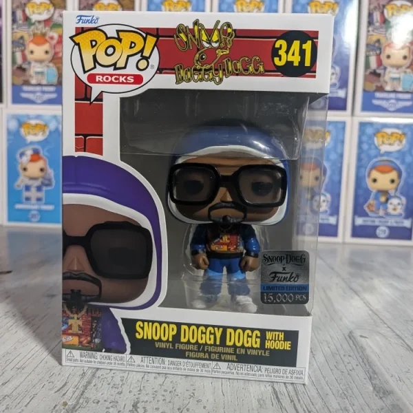 Funko pop Rocks #341 : Snoop Doggy Dogg with Hoodie (15000 PCS)