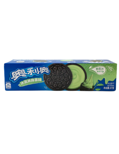 Galletas OREO Rellenas De Crema Sabor Té Matcha 97g
