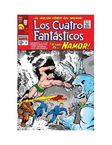BIBLIOTECA MARVEL 27 LOS 4 FANTASTICOS 07 1965