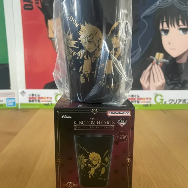 Kingdom Hearts - Roxas, Sora & Riku plastic glass 320 ml - Ichiban Kuji Linking Hearts Prize F