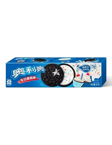 Galleta Sabor Tarta de Cumpleaños OREO 97g