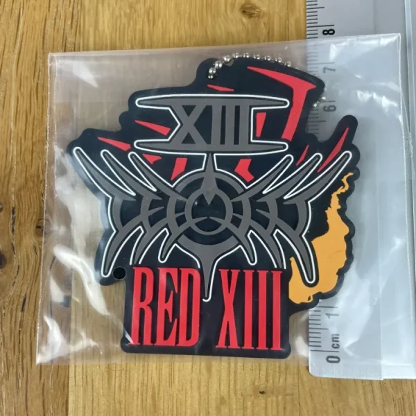 Final Fantasy VII Rebirth – Porte-clés Red XIII Rubber Keychain 7 cm Hatsubai Kinen Kuji (Lot F)