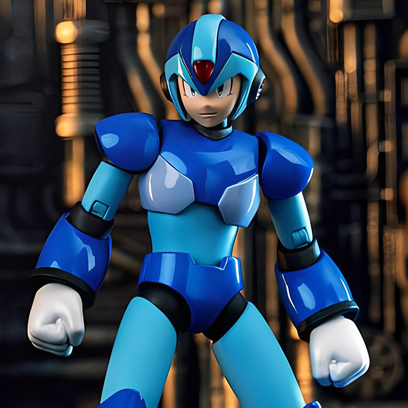 MEGAMAN X Figurine Exquisite Basic Megaman Hiya Toys
