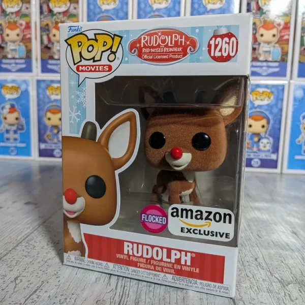 Funko pop Rudolph the Red Nosed Reindeer #1260 - Rudolph (AE/Flocked)