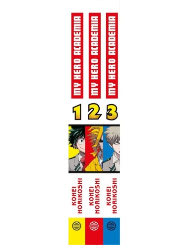 SHONEN STARTER SET MY HERO ACADEMIA 1 2 3