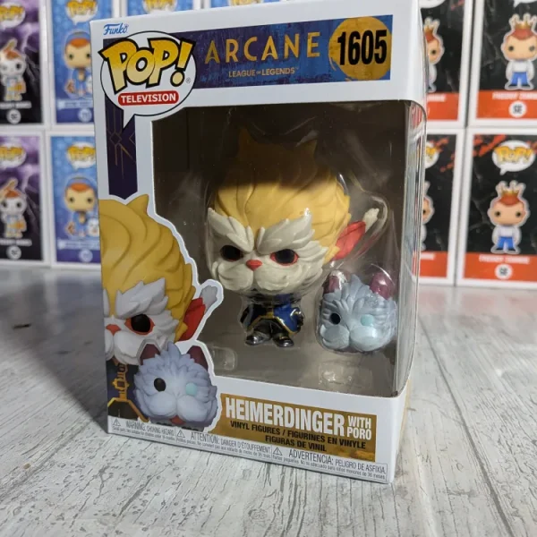 Funko pop Arcane #1605 - Heimerdinger with Poro