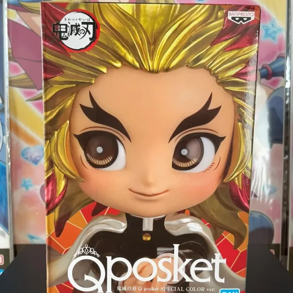 Demon Slayer – Figurine Kyojuro Rengoku QPosket Special Color 14 cm Banpresto