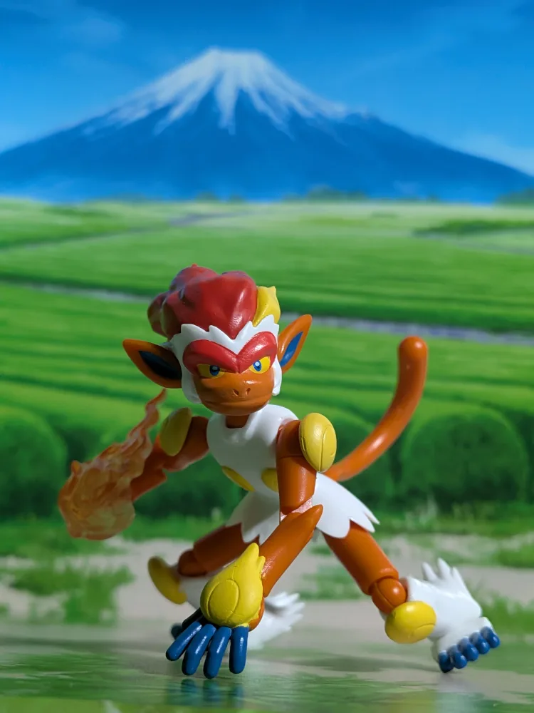 SHODO Pokémon 6 - Simiabraz | Infernape (Figurine + Accessoire)