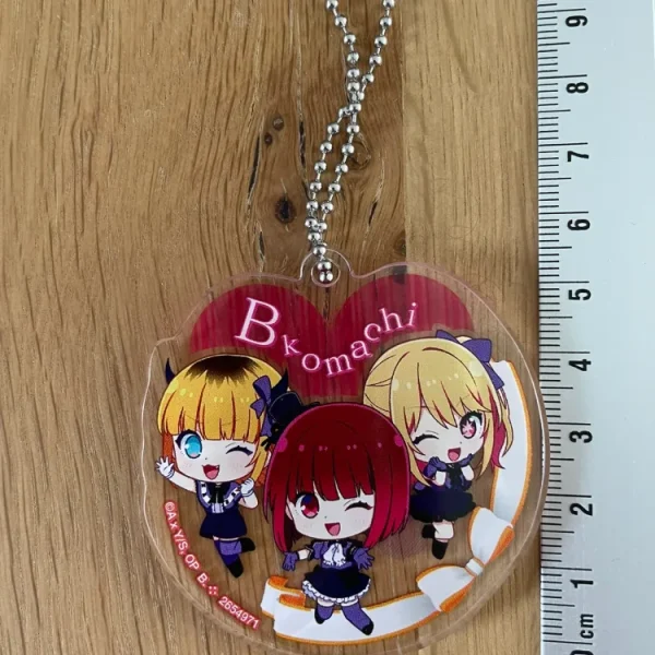 Oshi no Ko – Ruby Hoshino & Kana Arima & MEMcho Acrylic Keychain 5cm Bandai Spirits
