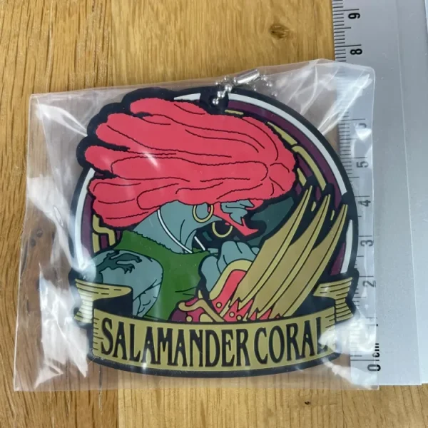 Final Fantasy IX – Porte-clés Salamander Coral Rubber Keychain 7 cm 25th Anniversary Lottery (Lot F)