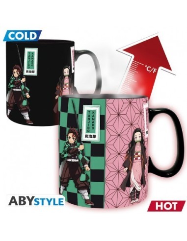 DEMON SLAYER - Taza termocrómica - 460 ml - Cazadores