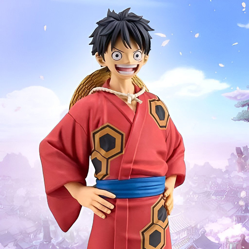 ONE PIECE Figurine Luffy Yukata DXF Grandline Series Wano Kuni Banpresto