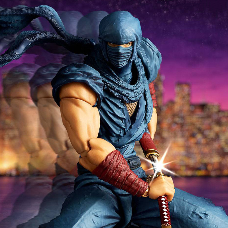 NINJA GAIDEN Figurine Revoltech Ryu Hayabusa Ninja Version Amazing Yamaguchi Kaiyodo