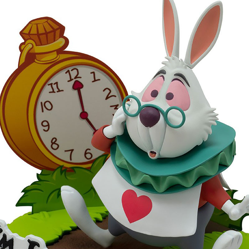DISNEY Alice au Pays des Merveilles Figurine SFC Lapin Blanc Abystyle Studio