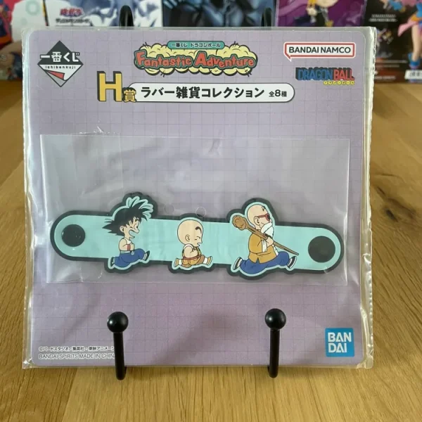 Dragon Ball - Attache-câble caoutchouc Goku, Krillin & Muten Roshi 14 cm - Ichiban Kuji Fantastic Adventure Lot H