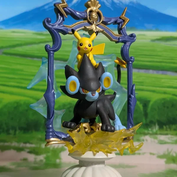 Re-Ment Pokémon - Pikachu & Luxray | Rentorar - Decorative Frame Collection 2