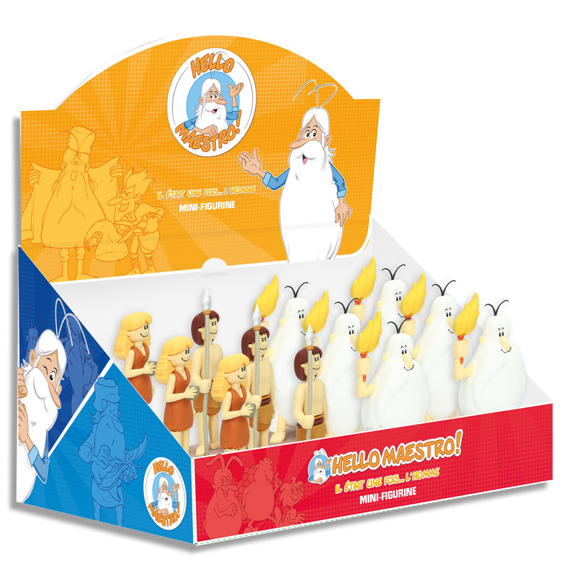 IL ETAIT UNE FOIS L'HOMME Boite de 12 Figurines Il était une fois l'Homme Gomu Gomu SD Toys