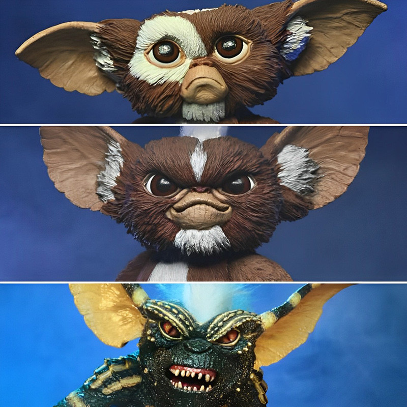 GREMLINS Pack 3 Figurines Evolution Of The Gremlin 40th Anniversary Ultimate Neca