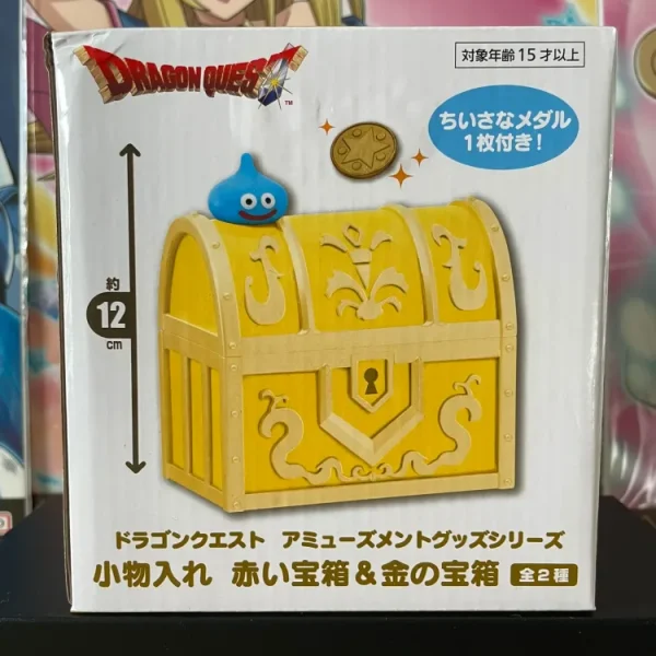 Dragon Quest - Slime Storage Box Gold Treasure Chest Red 12 cm Square Enix