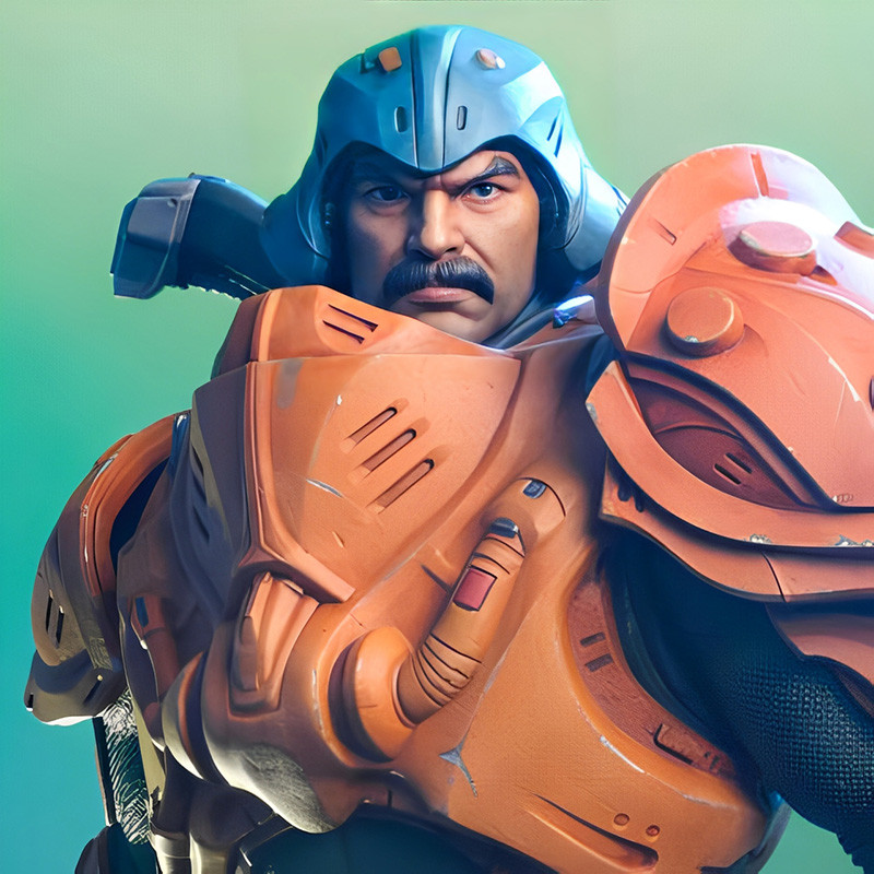 MAITRES DE L’UNIVERS LEGENDS Statue Man-At-Arms Tweeterhead