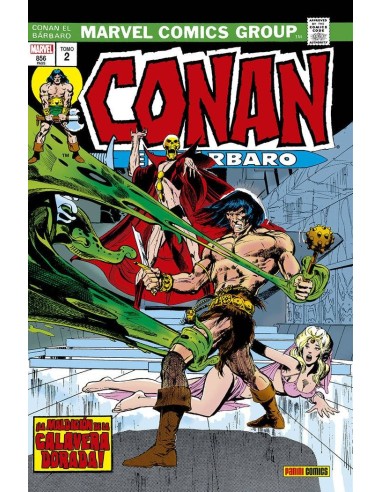 SEGUNDA MANO CONAN EL BARBARO: LA ETAPA MARVEL ORIGINAL 02. ¡LA MALDICION DE LA CALAVERA DORADA!