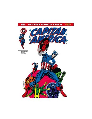 GRANDES TESOROS MARVEL. CAPITAN AMERICA DE JIM STERANKO
