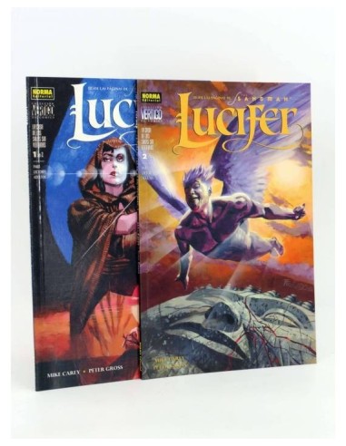 LUCIFER CASA SALAS SIN VENTANAS 1 Y 2. COMPLETA (MIKE CAREY / PETER GROSS) NORMA, 2001