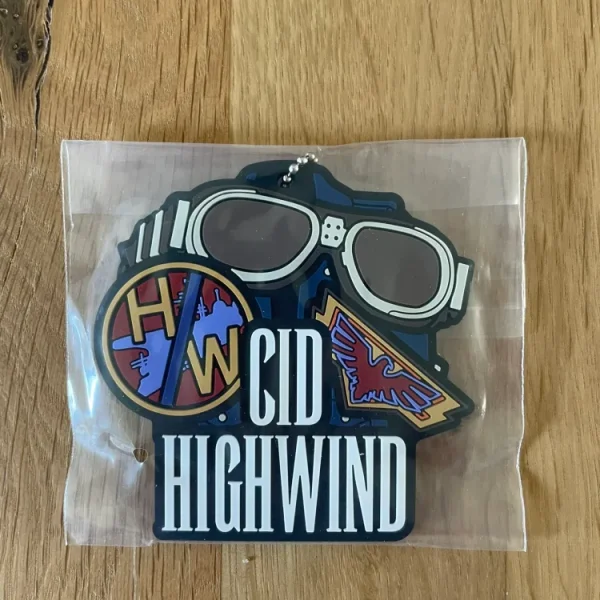 Final Fantasy VII – Cid Highwind Rubber Keychain Ichiban Kuji Hatsubai Kinen Kuji 7 cm Square Enix