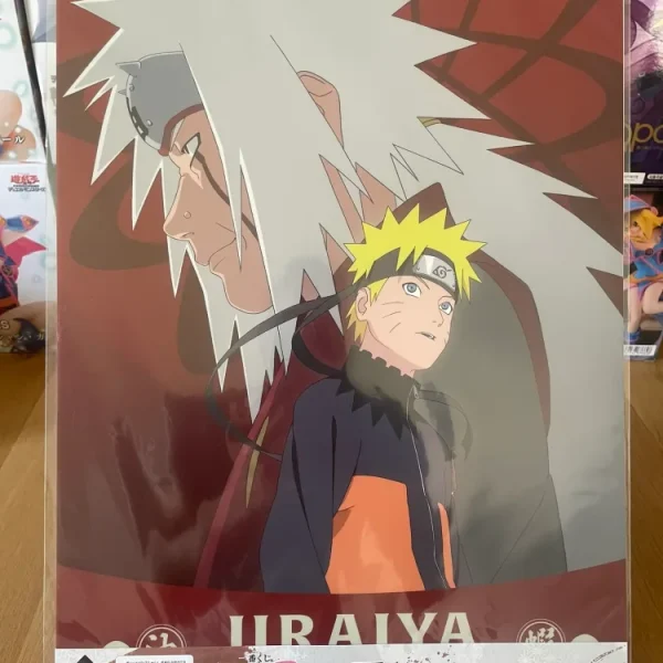 Naruto - Jiraiya & Naruto A3 cardboard poster - Ichiban Kuji Shinobi no Kizuna (Lot F)