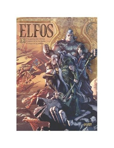 ELFOS 17. UNA GUERRA, TRES CORONAS/ EL CAMINO DE LOS ZUL KASSAI/ EL REFUGIO DE LAS SOMBRAS