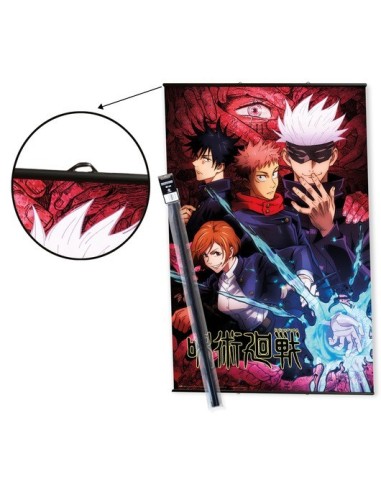 PACK COLGADOR CON POSTER JUJUTSU KAISEN