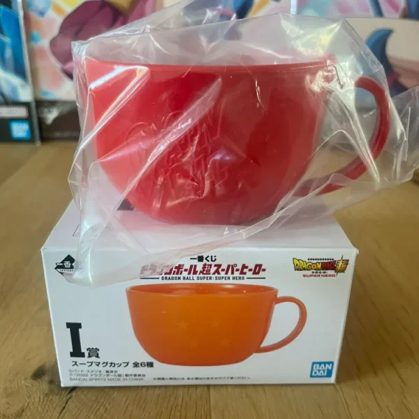 Dragon Ball Super: Super Hero – Mug plastique rouge Logo Super Hero Ichiban Kuji (Prize I)