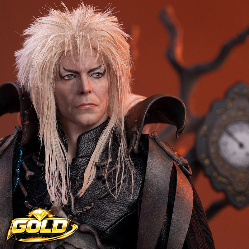 LABYRINTHE Figurine Jareth le Roi des Gobelins The 13th Hour Gold Edition Infinite Statue