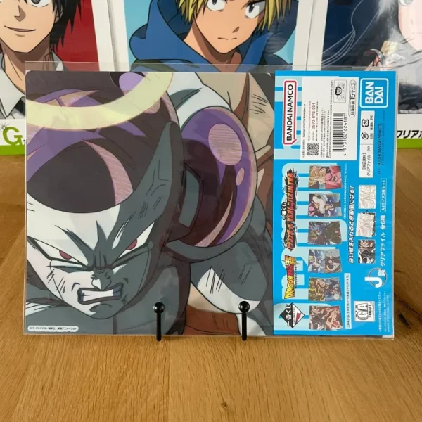 Dragon Ball - Lot de 2 clear files Jiren, Freezer Ichiban Kuji VS Omnibus Ultra