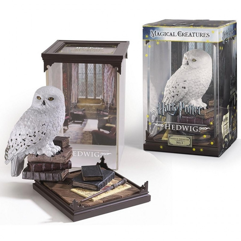 HARRY POTTER Statue Créatures Magiques Hedwige Noble Collection