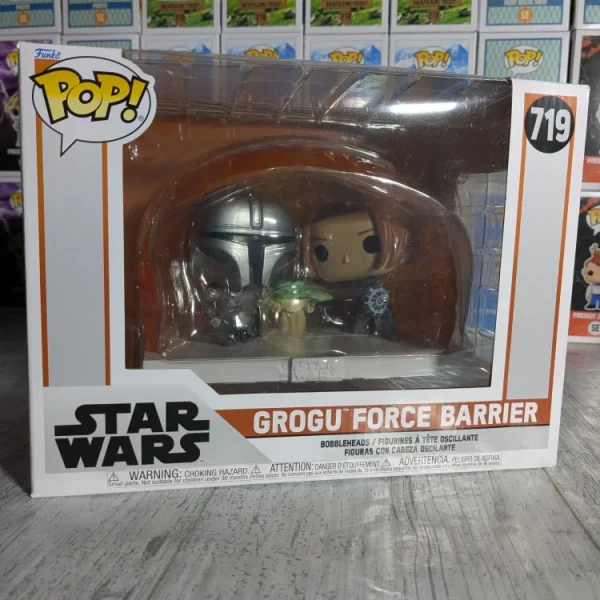Funko pop Star Wars #719 - Grogu Force Barrier (Damaged Box)