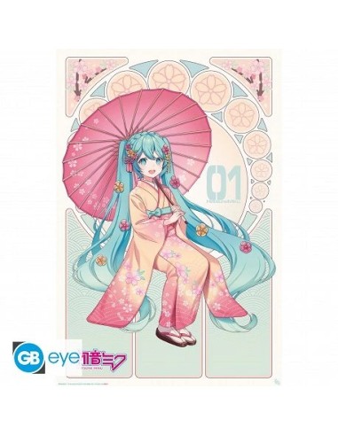 HATSUNE MIKU - Poster Maxi 91.5x61 - Sakura Kimono