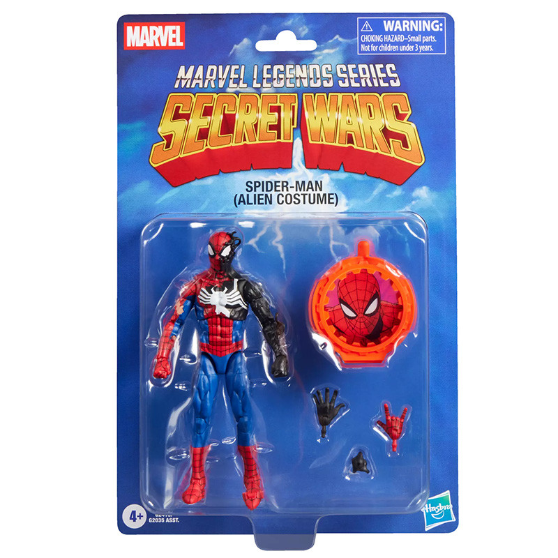 MARVEL SECRET WARS Figurine Spider-Man Alien Costume Marvel Legends Series Hasbro