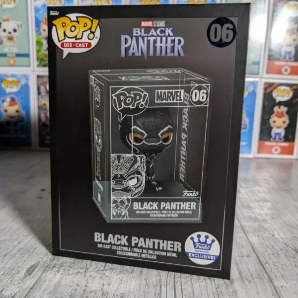 Funko pop Die-Cast Marvel Studios #06 - Black Panther Die-Cast