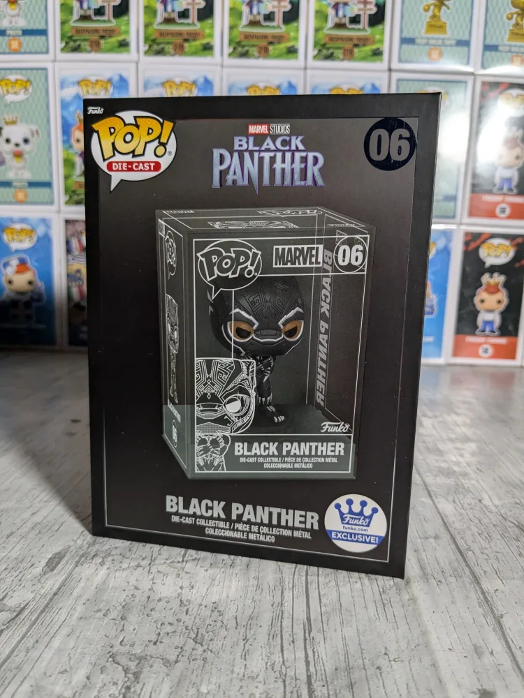 Funko pop Die-Cast Marvel Studios #06 - Black Panther Die-Cast