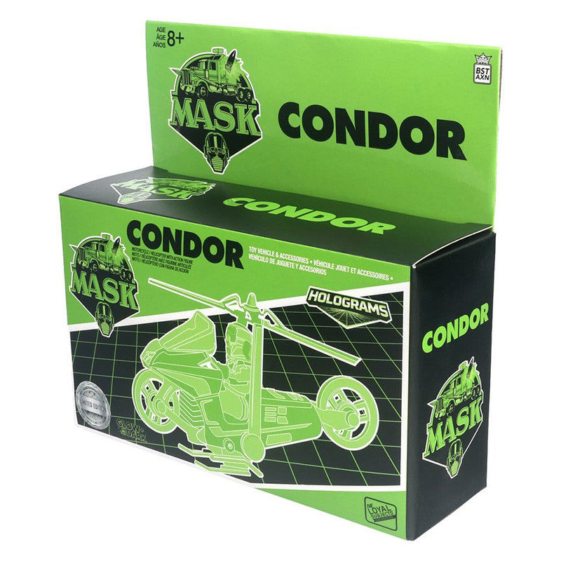 M.A.S.K. / MASK Condor & Figurine Brad Turner Hologram Variant The Loyal Subjects