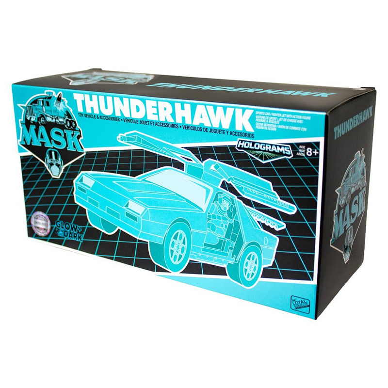 M.A.S.K. / MASK Thunderhawk & Figurine Matt Trakker Hologram Variant The Loyal Subjects