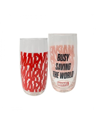 VASO MARVEL LOGO DE CRISTAL