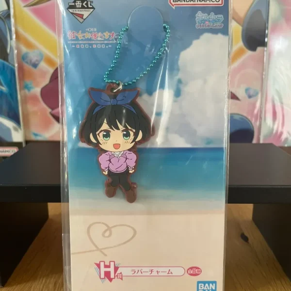 Rent-A-Girlfriend – Sarashina Ruka Love Version Ichiban Kuji Manzokudo Rubber Keychain 4 7 cm