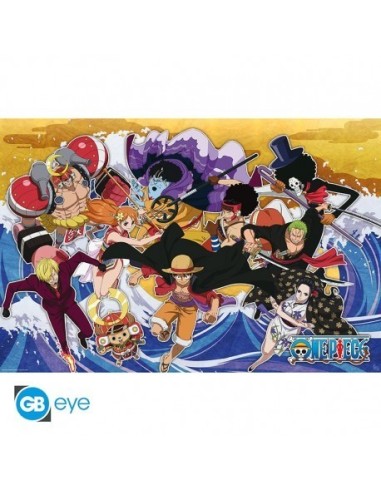 ONE PIECE - Póster Maxi 91,5x61 - La tripulación en el País de Wano