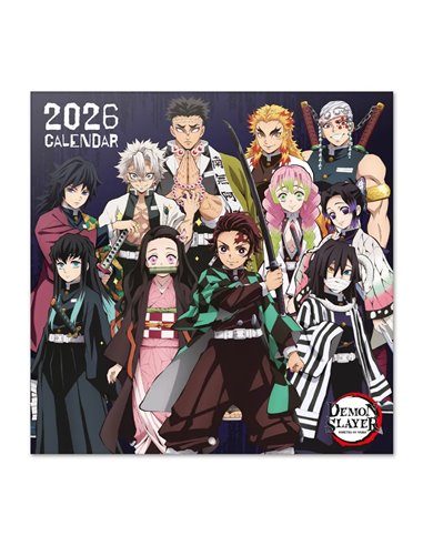 CALENDARIO 2026 30X30 DEMON SLAYER