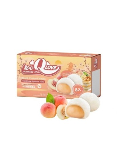 Mini mochi sabor Melocotón Blanco