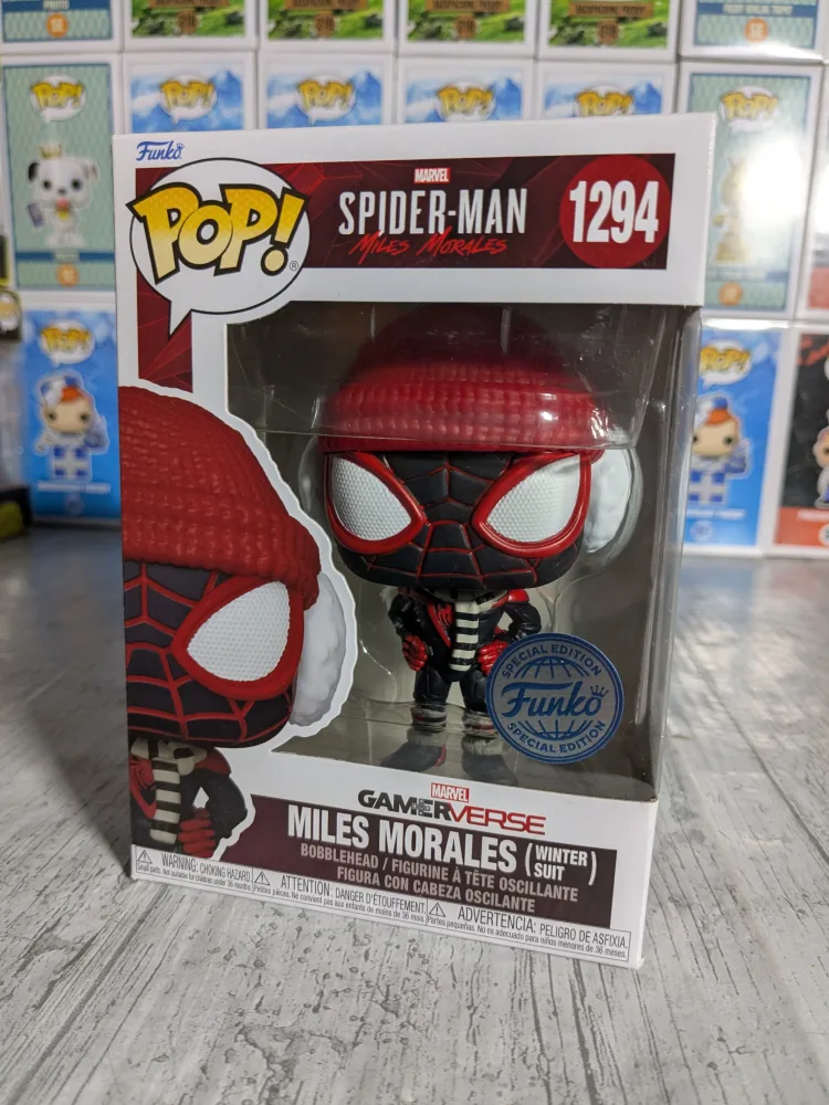 Funko pop Marvel GamerVerse #1294 - Miles Morales (Winter Suit)