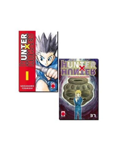HUNTER X HUNTER 01 (PORTADA ALTERNATIVA) + HUNTER X HUNTER 37 (PORTADA ALTERNATIVA)