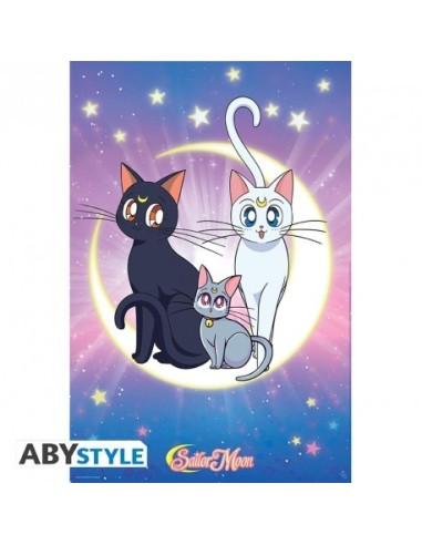 SAILOR MOON - Poster "Luna, Artemis & Diana" (91.5x61)